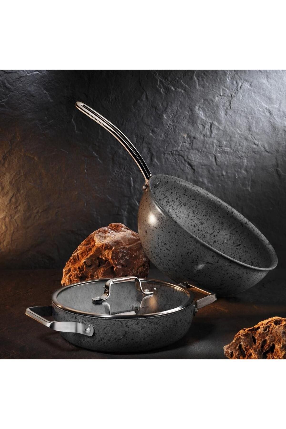 Brioni Stone - Age 26 cm Wok tava