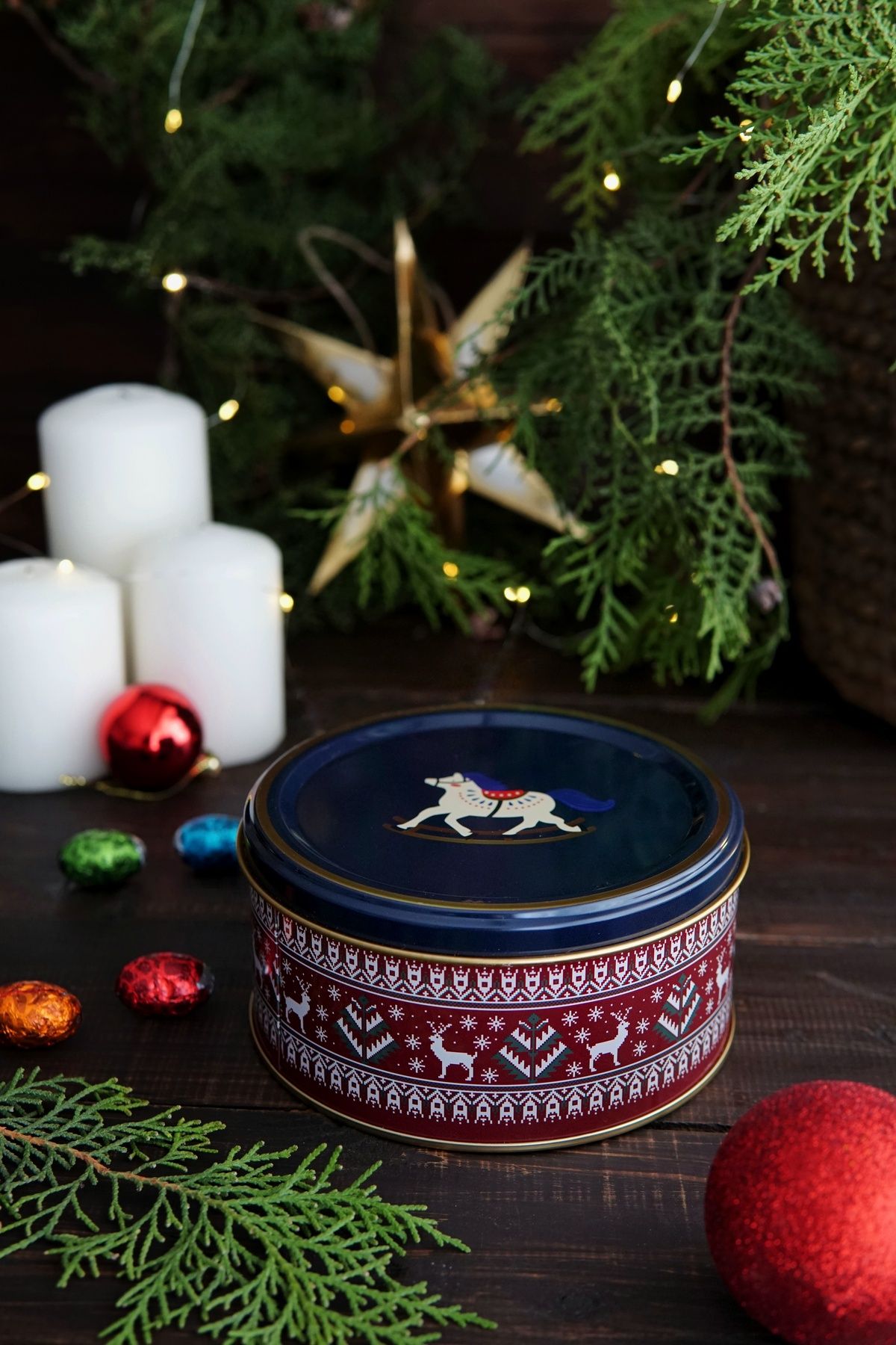 Yılbaşı Temalı 2'li Dekoratif Metal Kutu Seti, Young Soldier Erb521r