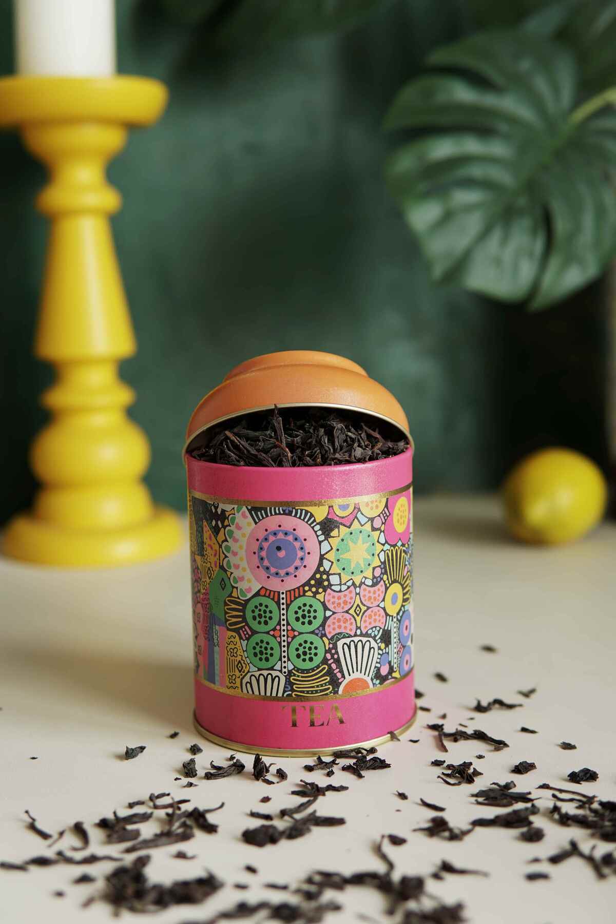 Yuvarlak Metal Saklama Kabı, Ø 9 x 11 cm, Kubbe Kapak, 0,6 lt