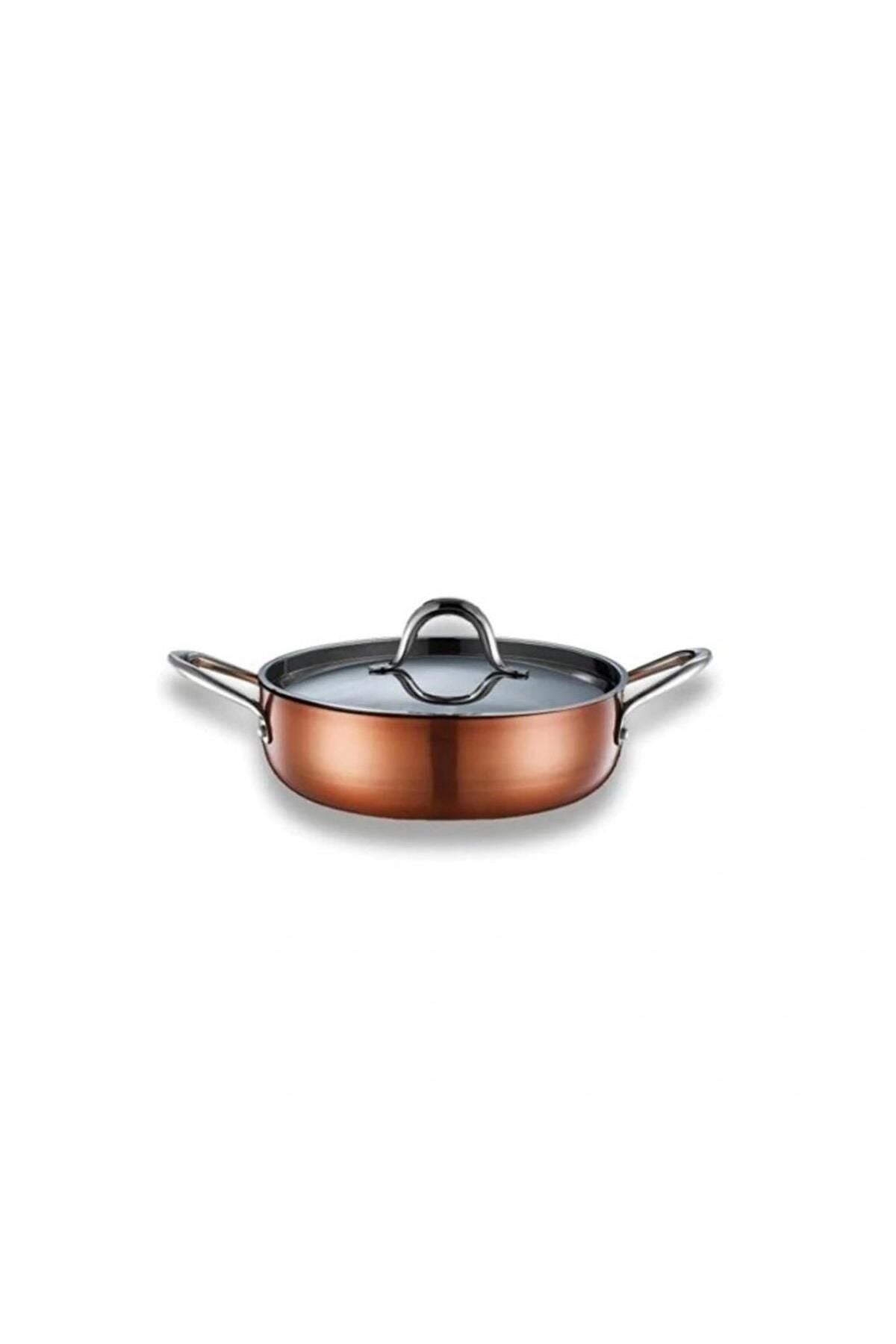 Brioni Copperfield Indiksüyon Basık Tencere 24 Cm Cpf123