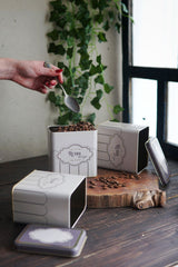 Erb36u6 Dikdörtgen Saklama Kabı 80x120 3 Lü Set, Retro