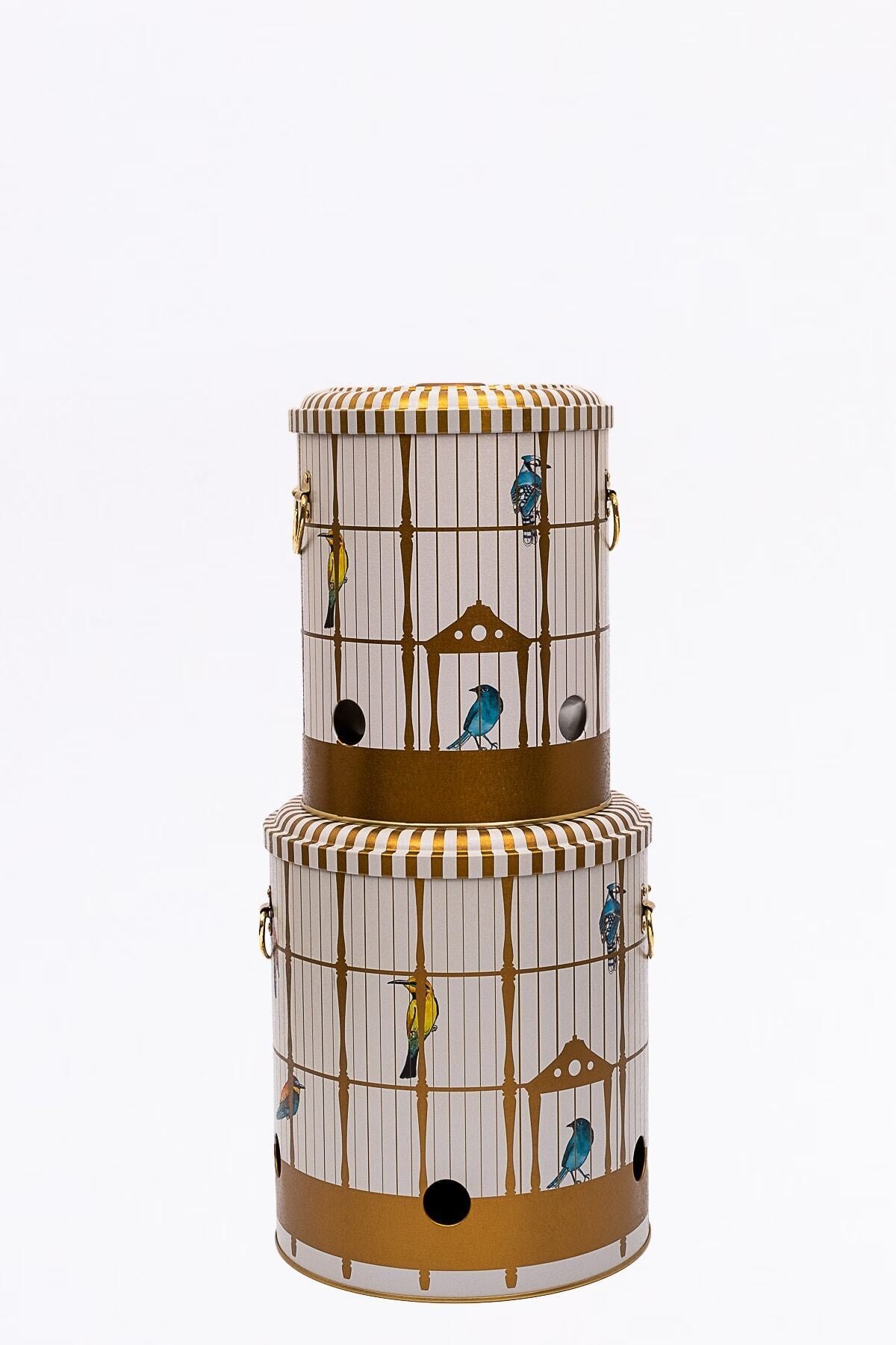 Metal Patates Soğan Kovası - Sebzelik - Patates Soğanlık Sepeti 2li Set