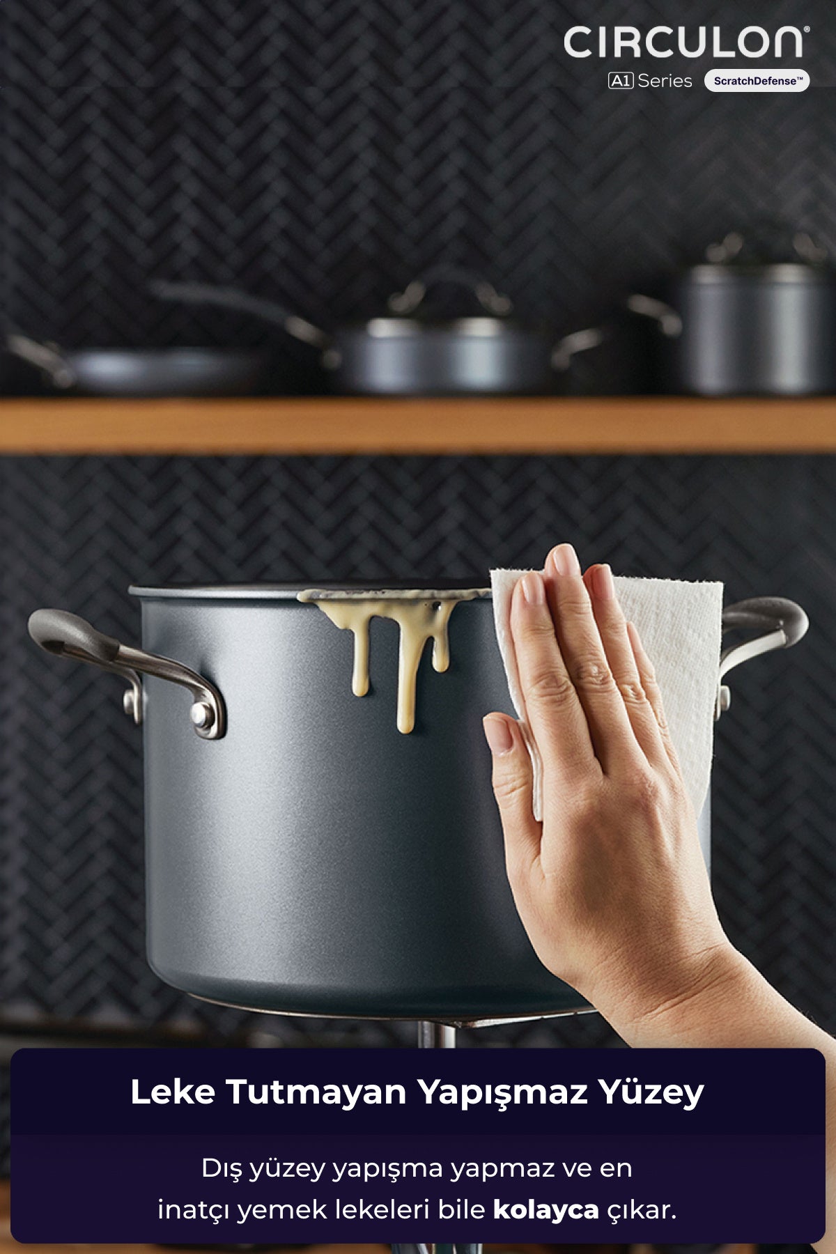 Cam Kapaklı Tencere 24 CM