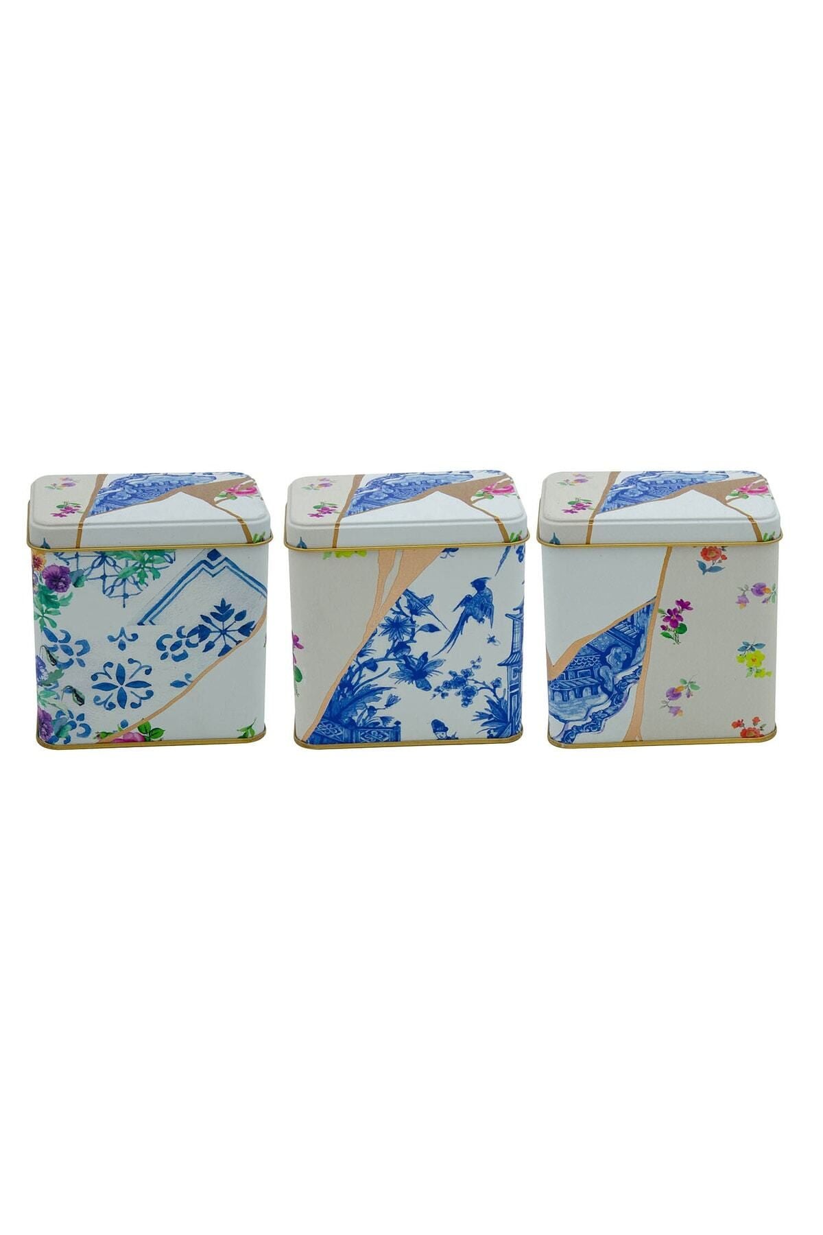 Erb36u5 Dikdörtgen Saklama Kabı 80x120 3 Lü Set, Kint Sugi