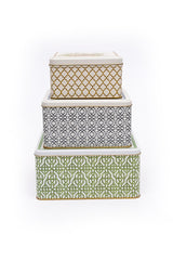 Forrest Desenli Metal Saklama Kabı, Organizer Kutu, Makyaj Organizeri Erb13u3