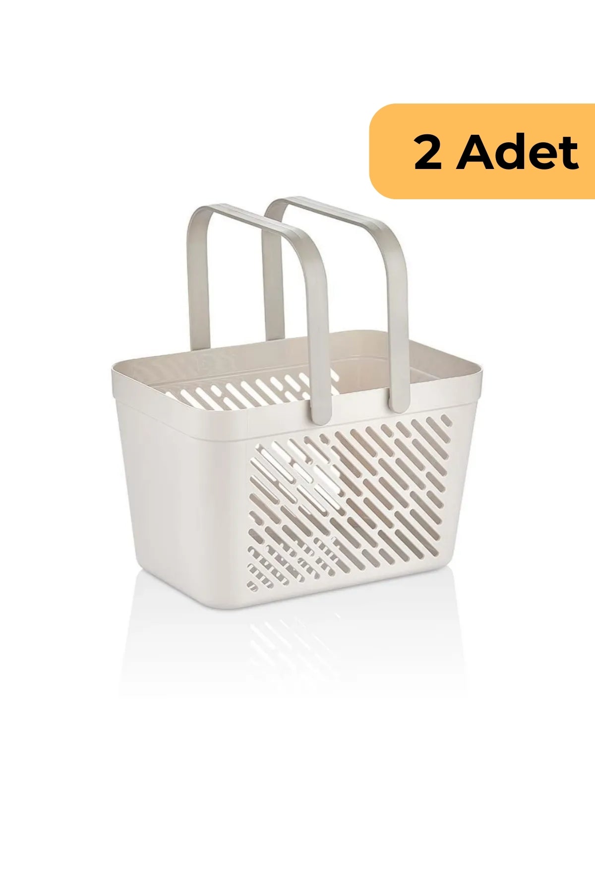 Çift Kulplu Çok Amaçlı Sepet, 2'li Set