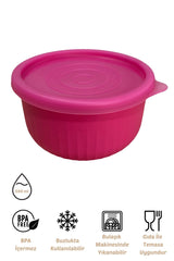 x VipAhmet Vakumlu Saklama Kabı, 0,50 lt, Pembe
