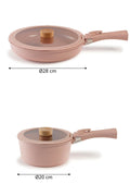 Neoflam D-NEOMDS6I-03 Neoflam Midas Baslangıc Set Pembe Inductıon 6 Parça