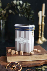 Er043-8a Elegance Sugar Desenli Dikdörtgen Metal Saklama Kabı 8x10 Cm