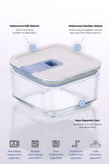 Neoflam Perfect Seal Kare Cam Saklama Kabı 350 ML