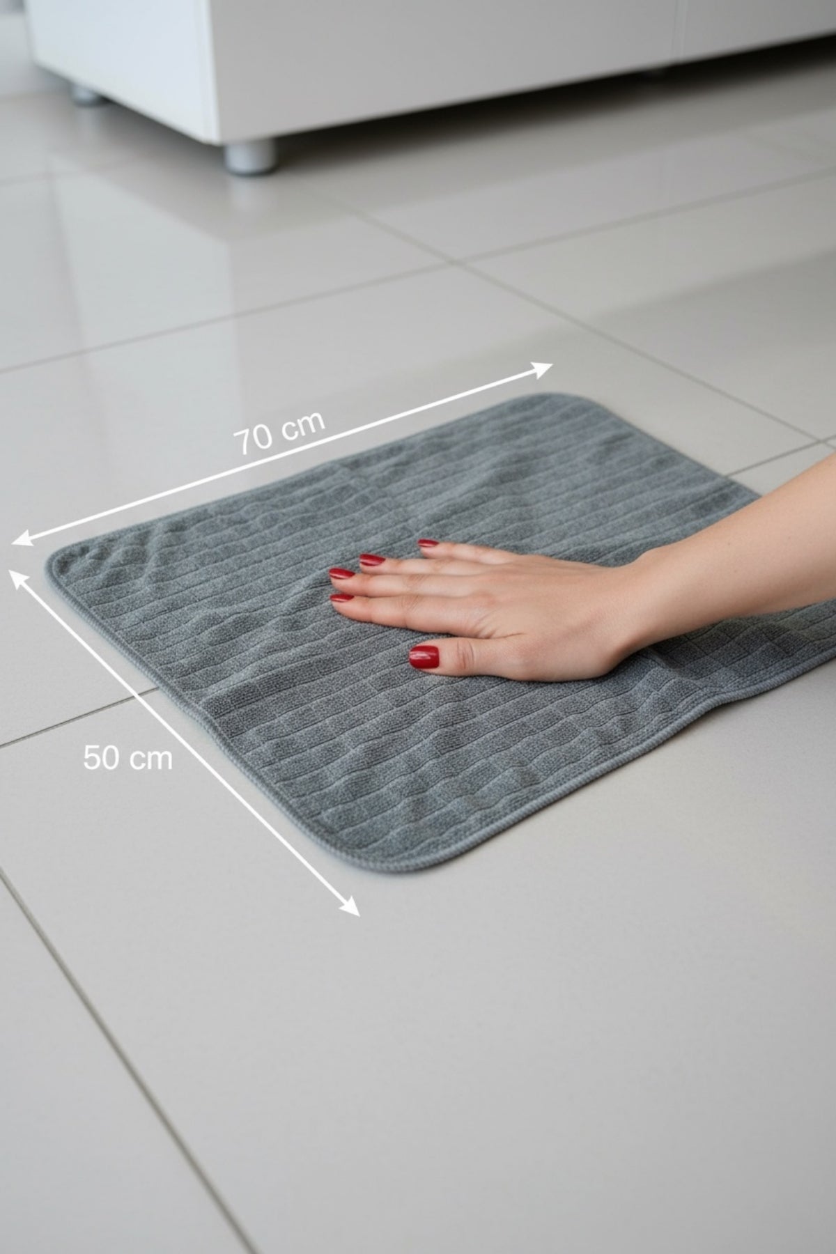 Genel Amaçlı Mikrofiber Yüzey Temizlik Bezi 50 x 70 cm, Yer Bezi