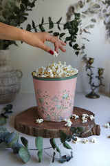 Metal Popcorn Kutusu - Patlamış Mısır Kovası 13.5 Cm, Botanica Er149-1g