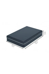 170x260x47 mm Metal Kapaklı Baskısız Metal Kutu, Mat Siyah, 42 Adet