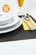 Decobella Halı Kaydırmaz, Torpido Koruyucu, Masa Koruyucu Örtü, Araba Göğüs Koruyucu 45x125 Cm, Gri
