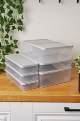 Derin Dondurucu Saklama Kabı 7'li Set (5 Lt + 3 Lt + 2 x 2.1 Lt + 3 x 1 Lt), Mavi
