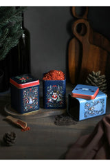 Erb24u8 Kare Metal Saklama Kabı 75x75 3 Lü Set, Tales