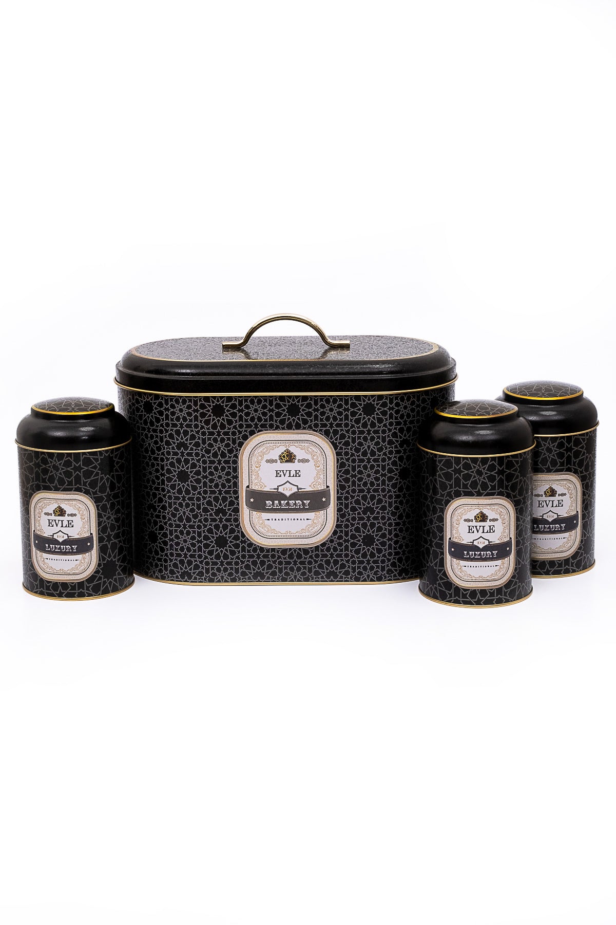 Evle Oval Ekmek Kutusu 4 Lü Set