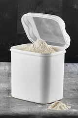 Masal Saklama Kabı Beyaz 4.5 Litre