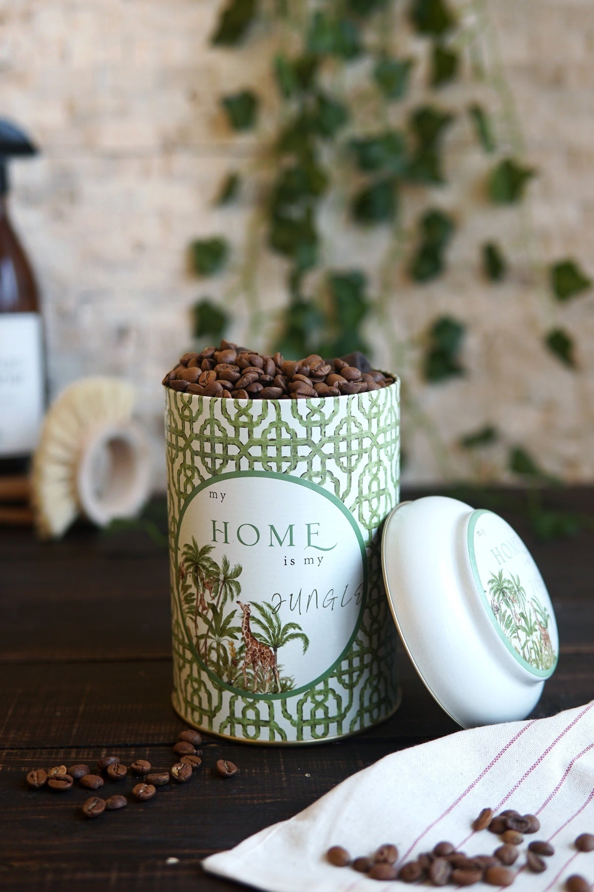 Yuvarlak Metal Saklama Kabı, Ø 9 x 11 cm, Kubbe Kapak, 0,6 lt