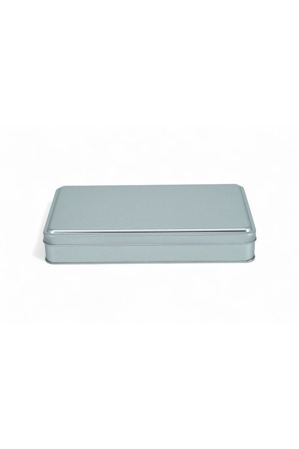 140x240x50 mm Metal Kapaklı Baskısız Metal Kutu, Mat Silver, 48 Adet
