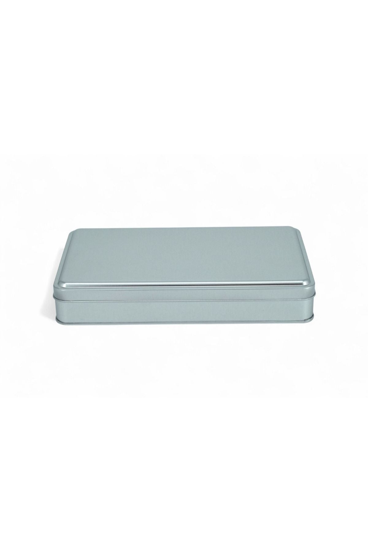 140x240x50 mm Metal Kapaklı Baskısız Metal Kutu, Mat Silver, 48 Adet