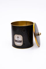 Trellis Desenli Erzak Saklama Kabı - Metal Saklama Kabı 17,5 Cm X 18 Cm Er147-v2