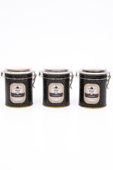 Evle Silindir Saklama Kabı Kilitli Ø105 3 lü Set