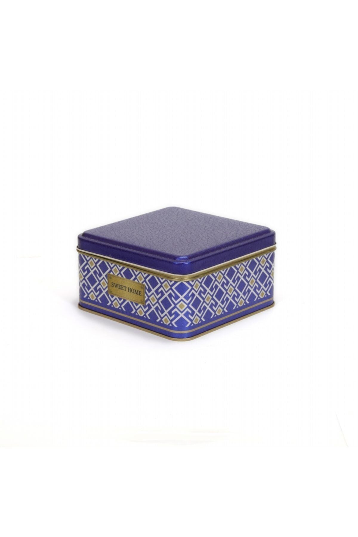 Evle Kare Metal Saklama Kabı 158x158x80 mm, 1,9 lt