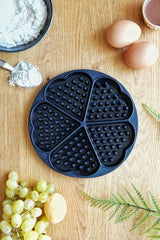 Waffle Kalıbı, Platinum Silikon, 18 x 1,5 cm, Antrasit