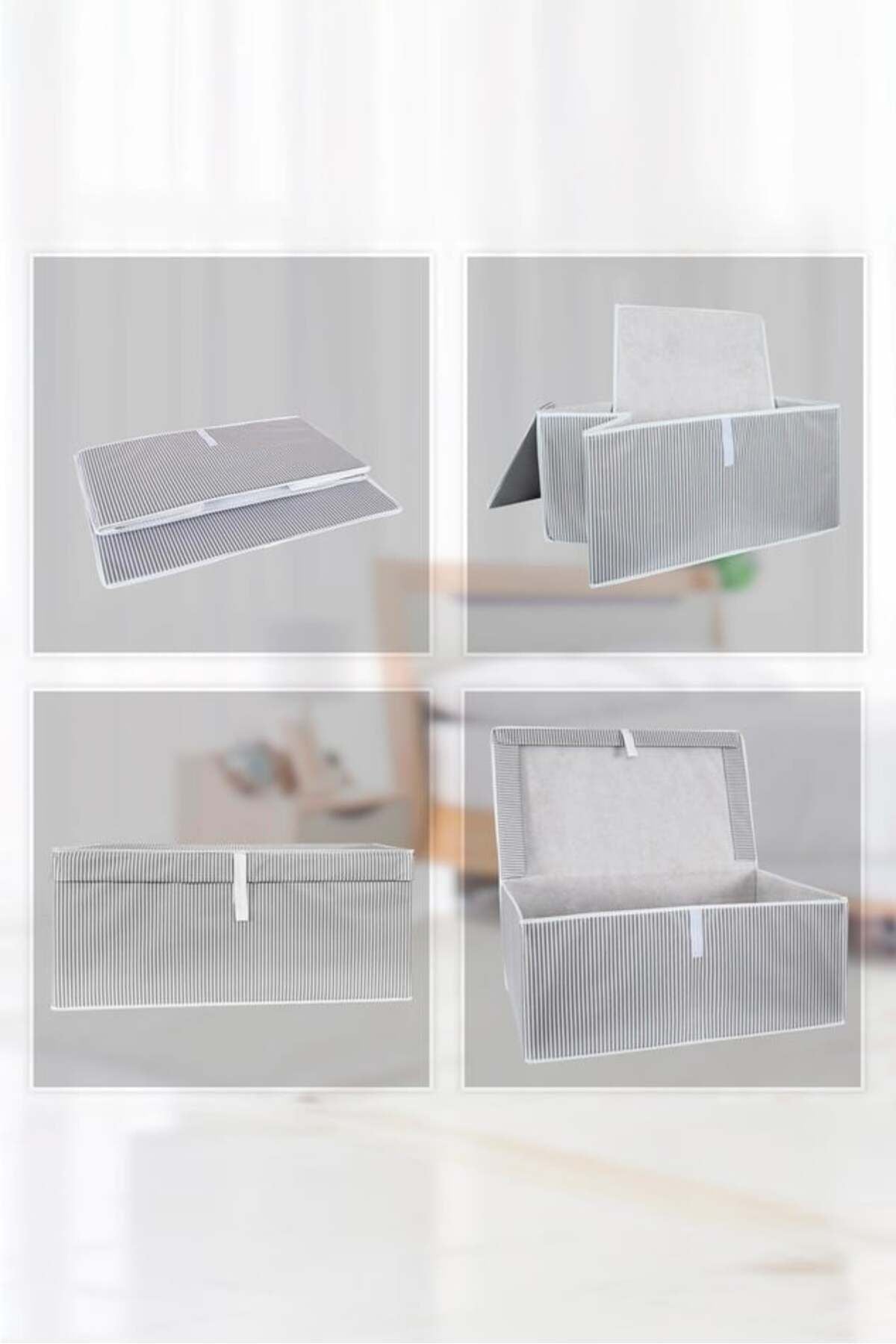 Çok Amaçlı Kutu - Mega Plus Gri, 70 x 40 x 30 cm