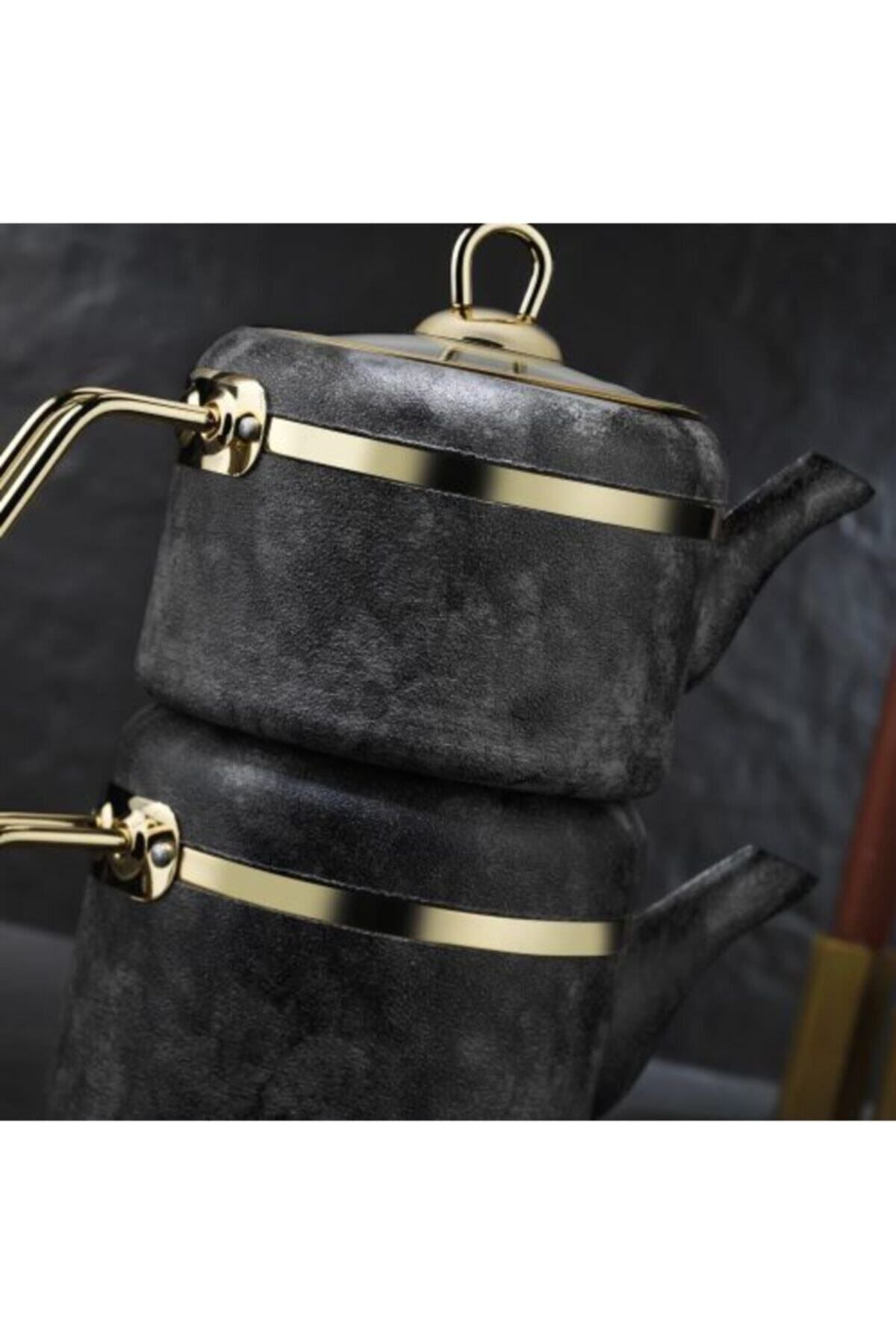 Brioni Royal Stone Takım Çaydanlık Kum Taşı & Altın Rsk-02tk Granit