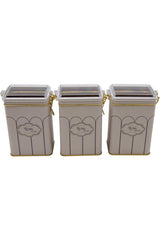 Erb21u6 Dikdörtgen Kilitli Saklama Kabı 75x100x150 3 Lü Set, Retro