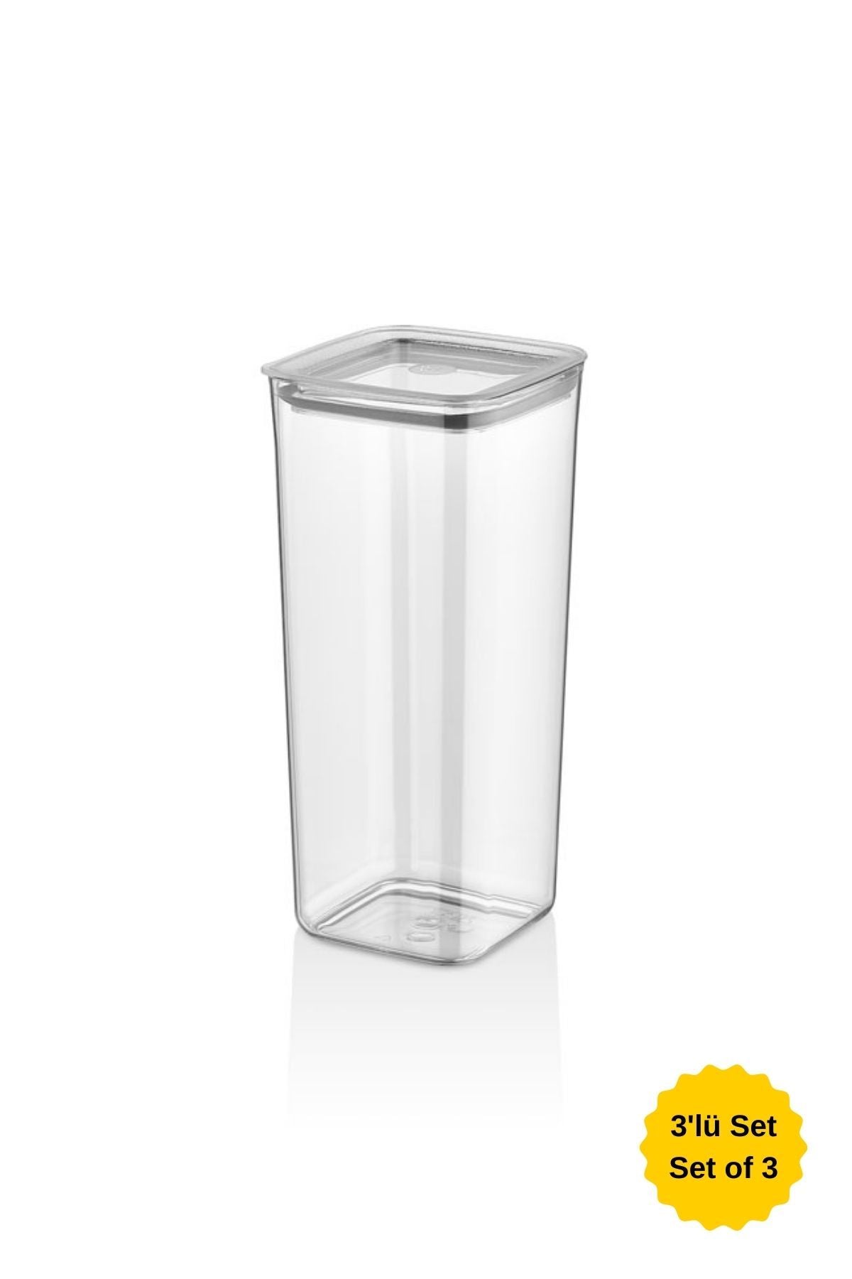 Sude Kare Saklama Kabı 3 x 2 Litre