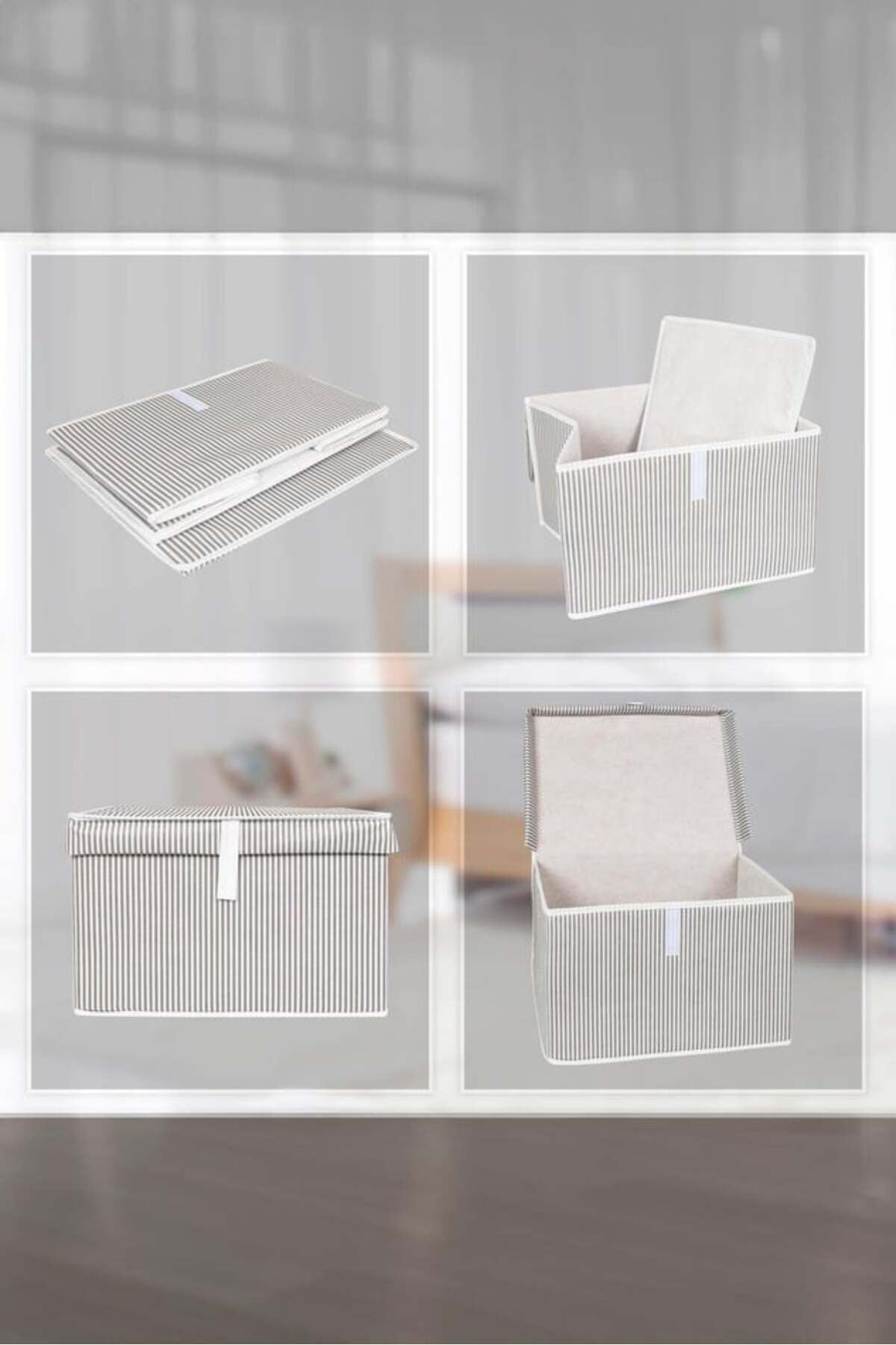Çok Amaçlı Kutu - Mini Gri, 40 x 30 x 26 cm