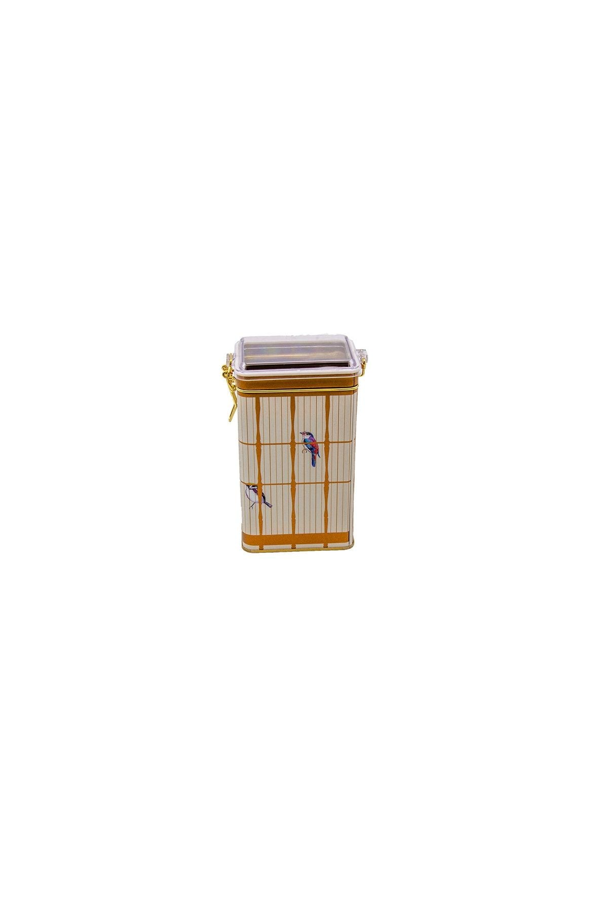Evle Dikdörtgen Kutu, 75x100x170 mm, Şeffaf Kilitli Kapak, 1,1 lt, Botanica Yellow