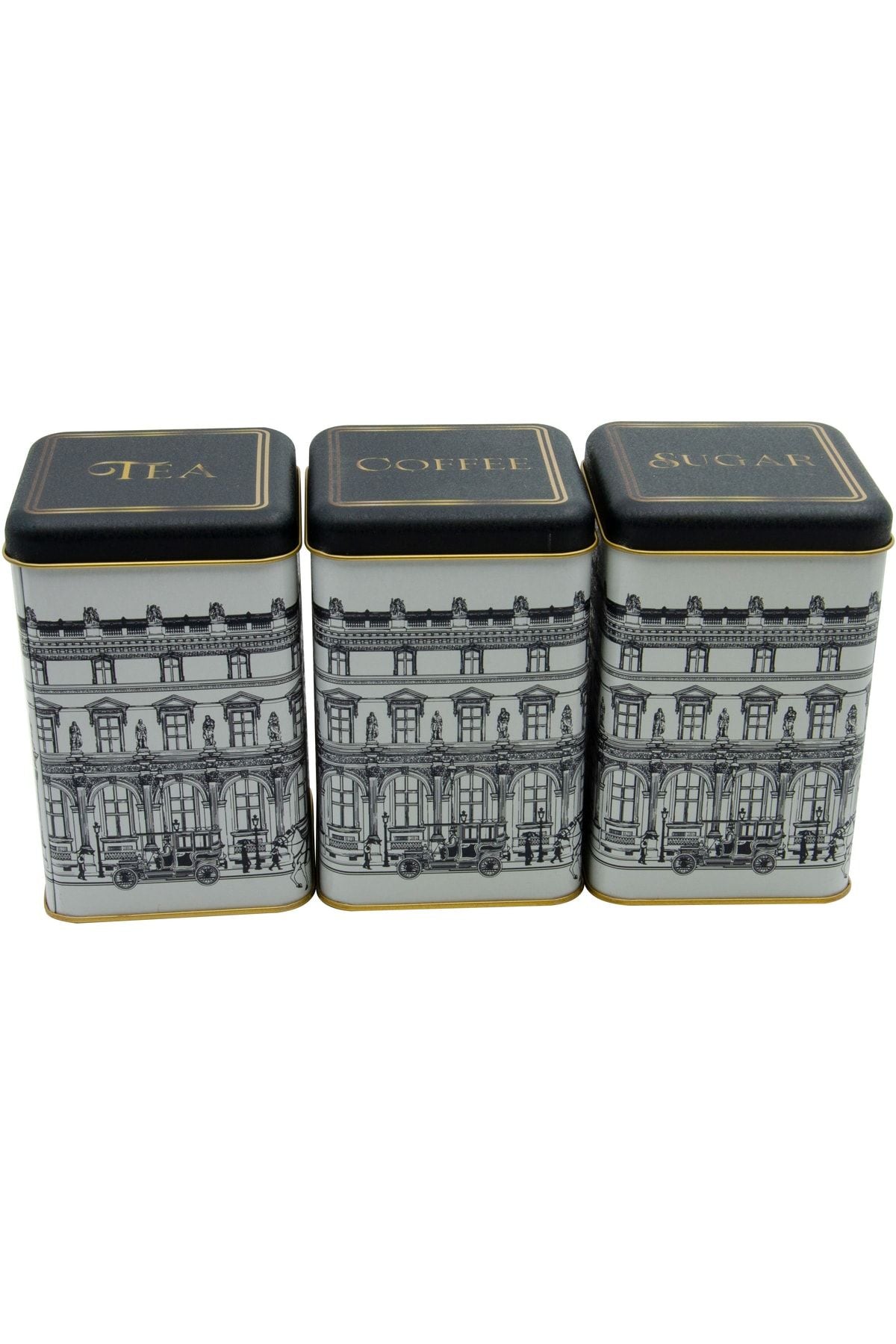 Evle Kare Saklama Kabı 105x105x160 3 lü Set, City