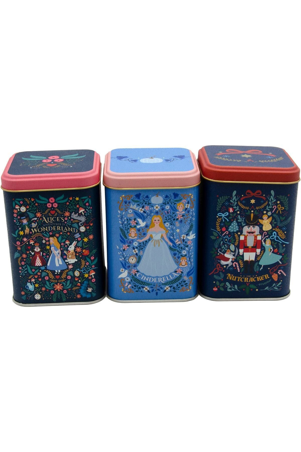 Kare Metal Saklama Kabı 87x87X125, 3 Lü Set, Tales