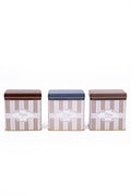Evle Dikdörtgen Saklama Kabı 80x120 3 lü Set, Elegance