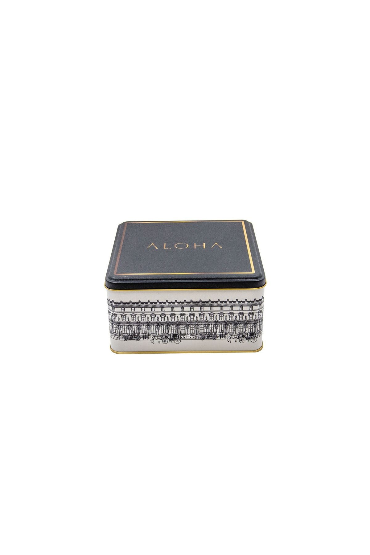 Evle Kare Kutu, 198x198x100 mm, 3,7 lt, Bird Cage Gold