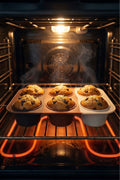 Evle 6'lı Derin Silikon Muffin ve Cupcake Kalıbı