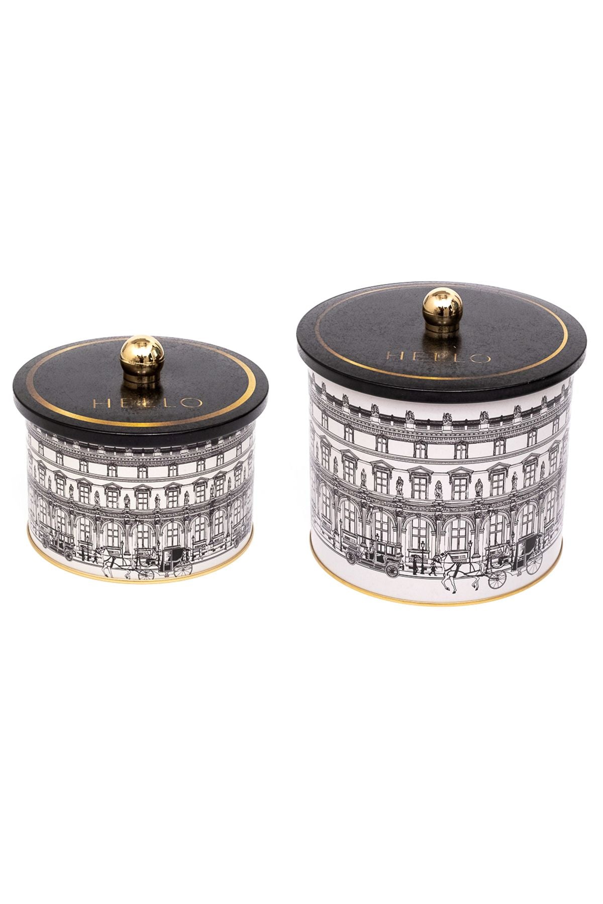 Evle Ø175x130, Ø140x100 Topuz Kulplu 2 li Set, City