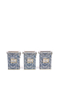 Evle Dikdörtgen Kilitli Saklama Kabı 75x100x150 3 lü Set, Azulejos TCS