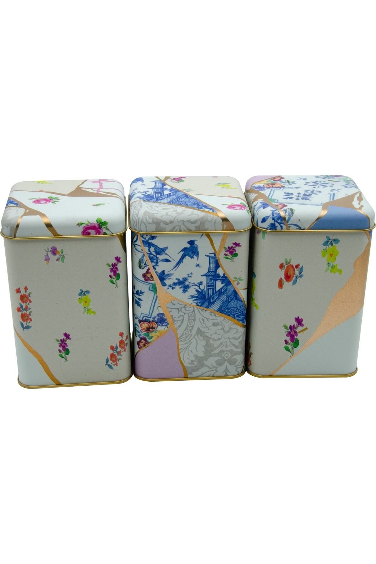 Evle Kare Saklama Kabı 105x105x160 3 lü Set, Kint Sugi