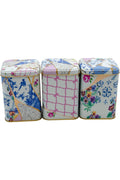 Evle Kare Metal Saklama Kabı 87x87X125, 3 Lü Set, Kint Sugi