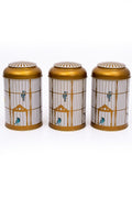Evle Silindir Saklama Kabı Ø105 3 lü Set, Bird Cage