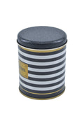 Evle Yuvarlak Kutu, Ø90x110 mm, 0,6 lt, Checkers Blue_Swt Home