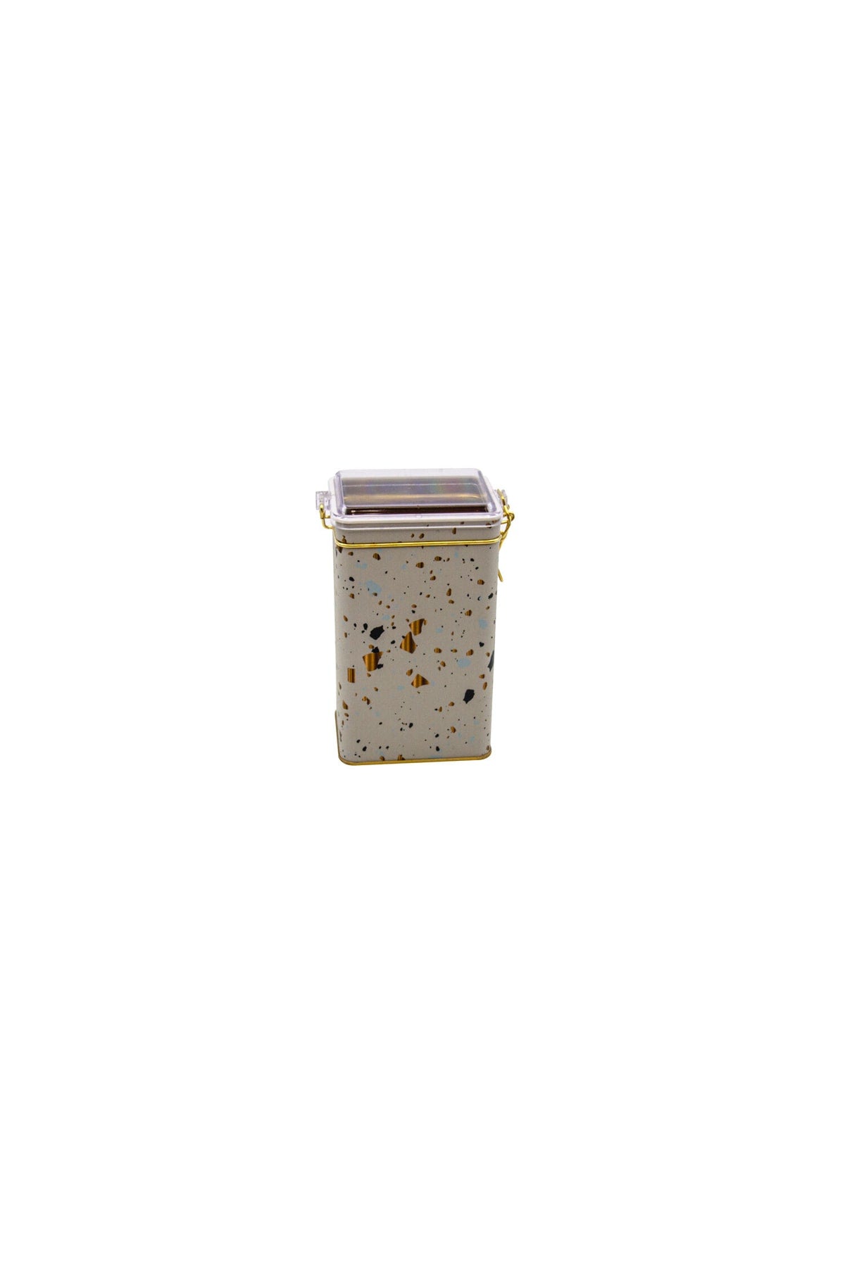 Evle Dikdörtgen Kutu, 75x100x170 mm, Şeffaf Kilitli Kapak, 1,1 lt, Botanica Yellow