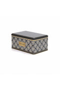 Evle Dikdörtgen Kutu, 170x260x120 mm, 5,1 lt, Checkers Black_Swt Home