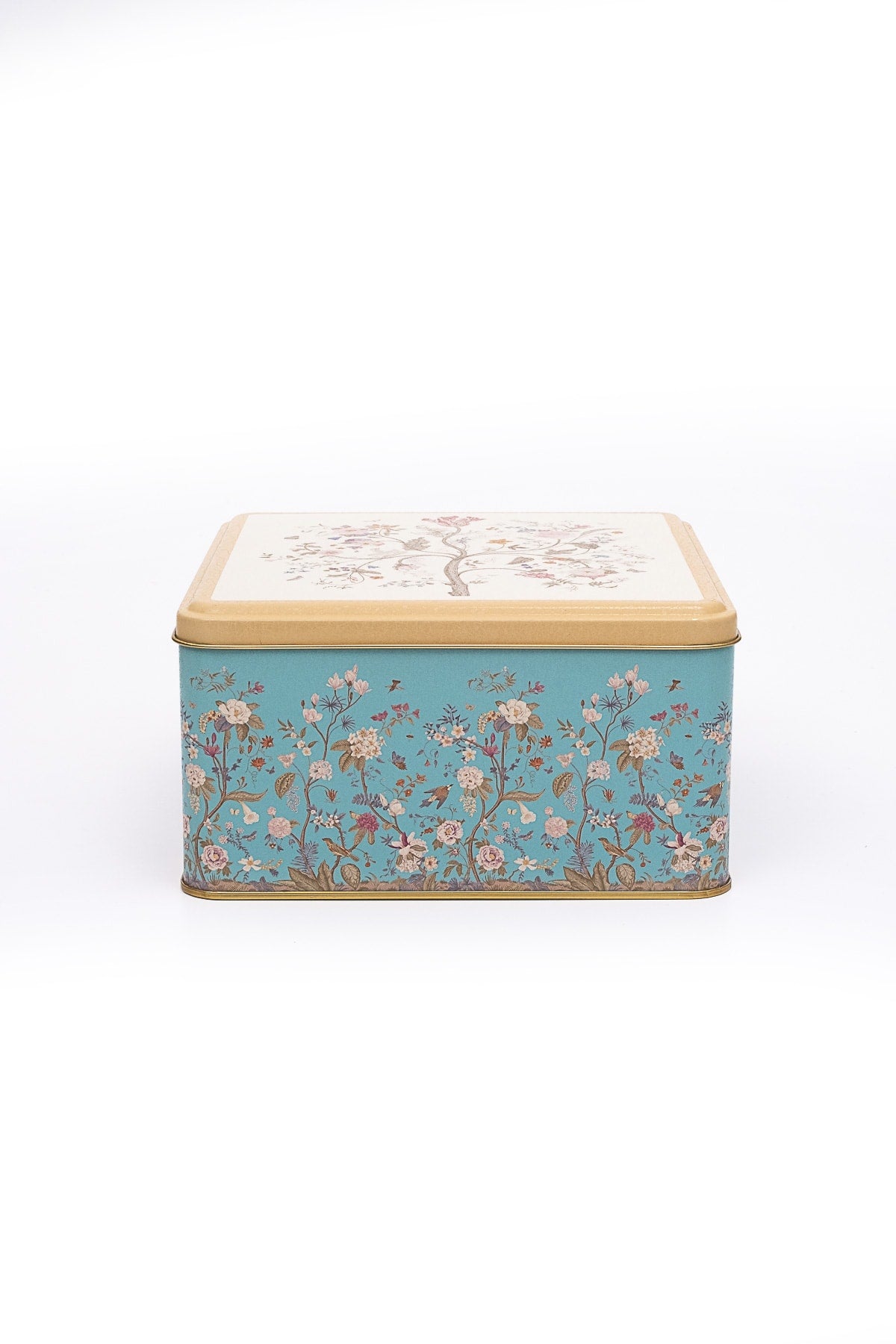 Evle Kare Kutu, 198x198x100 mm, 3,7 lt, Bird Cage Gold