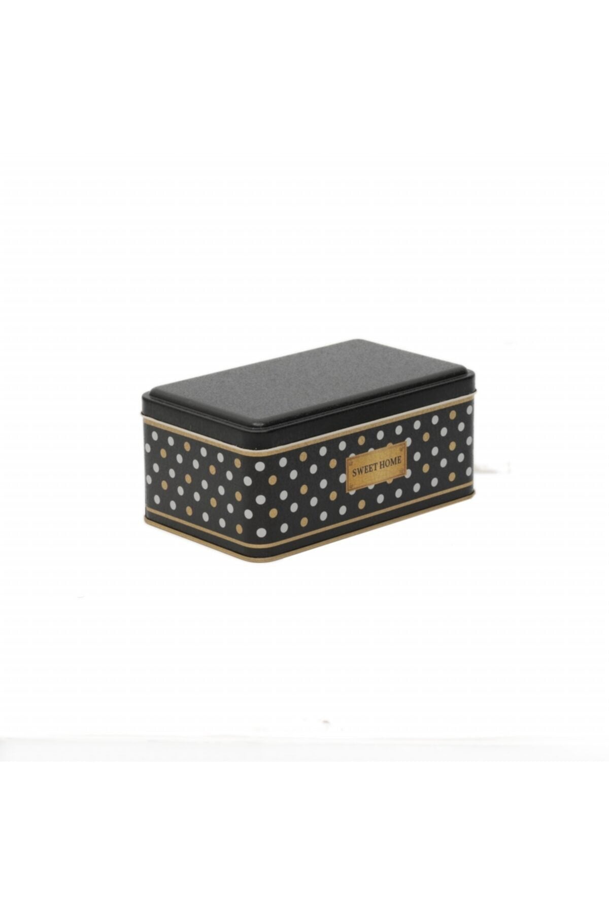 Evle Dikdörtgen Kutu, 115x190x80 mm, 1,6 lt, Checkers Black_Swt Home